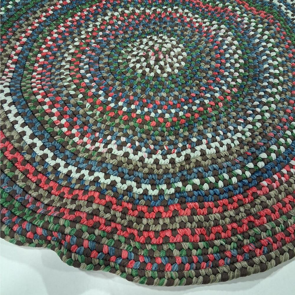 Colonial Mills Delicious Braid Reversible Round 3X3 Area Rug Multicolor - Picture 3 of 5